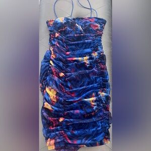 Multi Colored Mini Dress